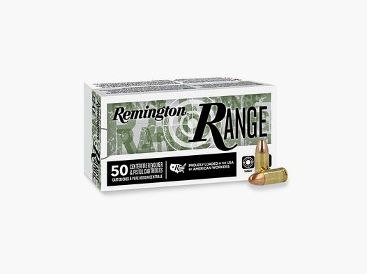 Munición Remington Range – 9mm. – 124 grains – FMJ