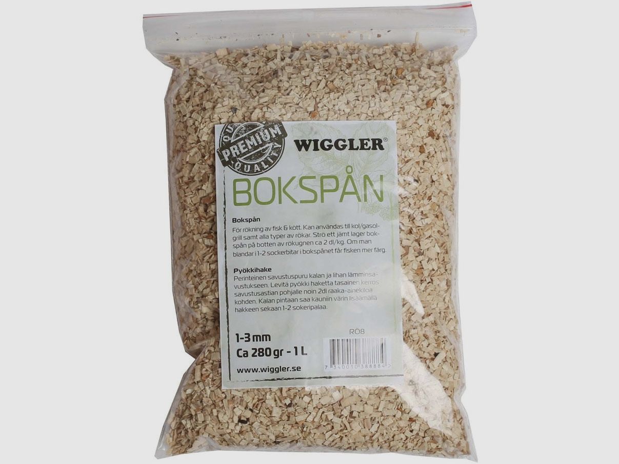 Wiggler wiórki do wędzenia 250 g wiórki bukowe najwyższej jakości