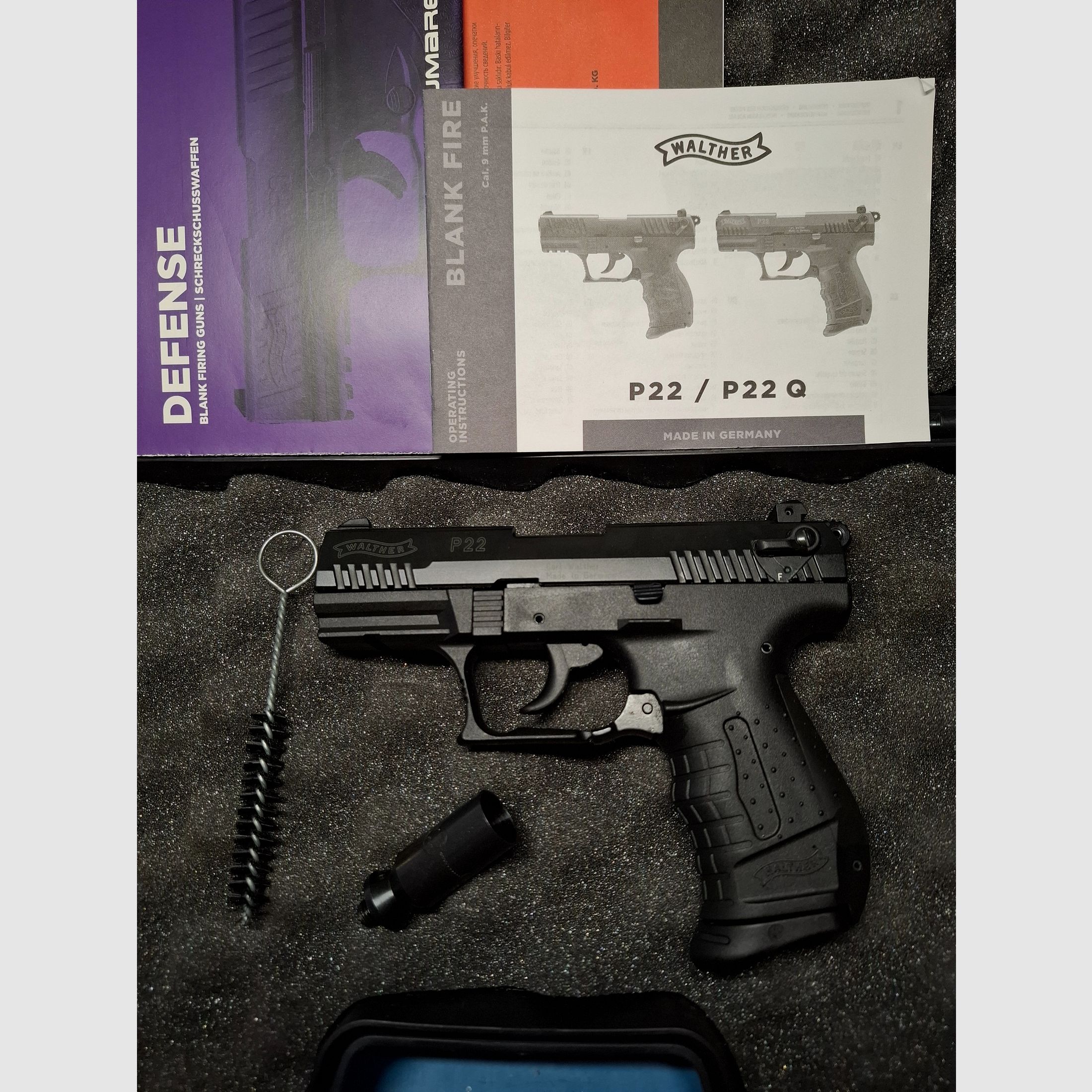 Walther P22 9mm P.A.K. PTB 778 "like new, zdjęcie 1 z 5