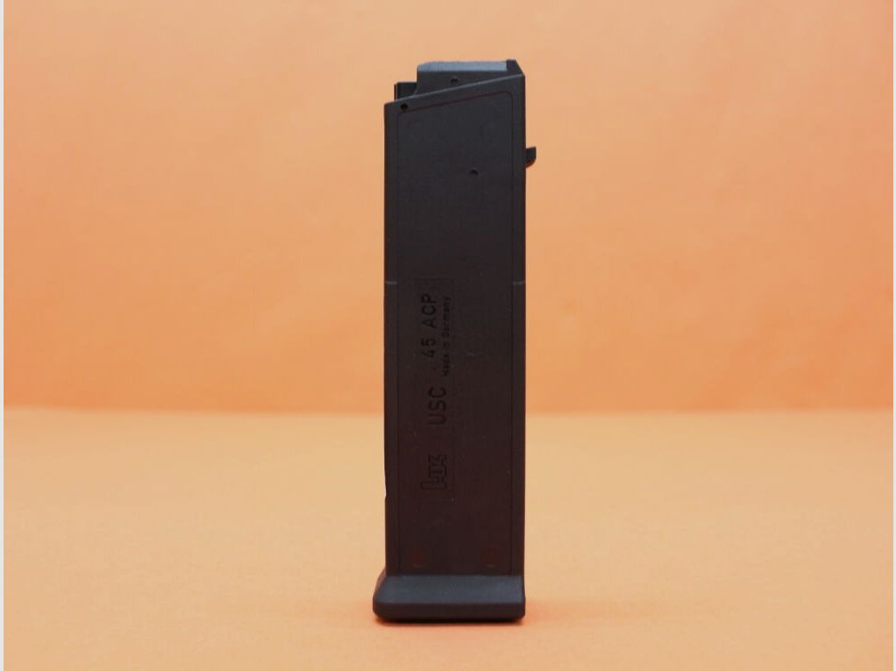 Heckler & Koch Heckler&Koch HK USC Magazin H&K 10-Schuss Polymer schwarz .45Auto (.45ACP/.45A.C.P.), Bild 1 von 3