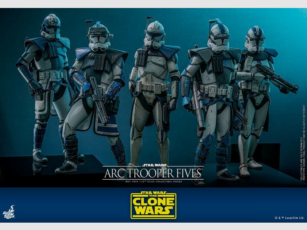 Star Wars: The Clone Wars Actionfigur 1/6 Arc Trooper Fives 30 cm | 43245