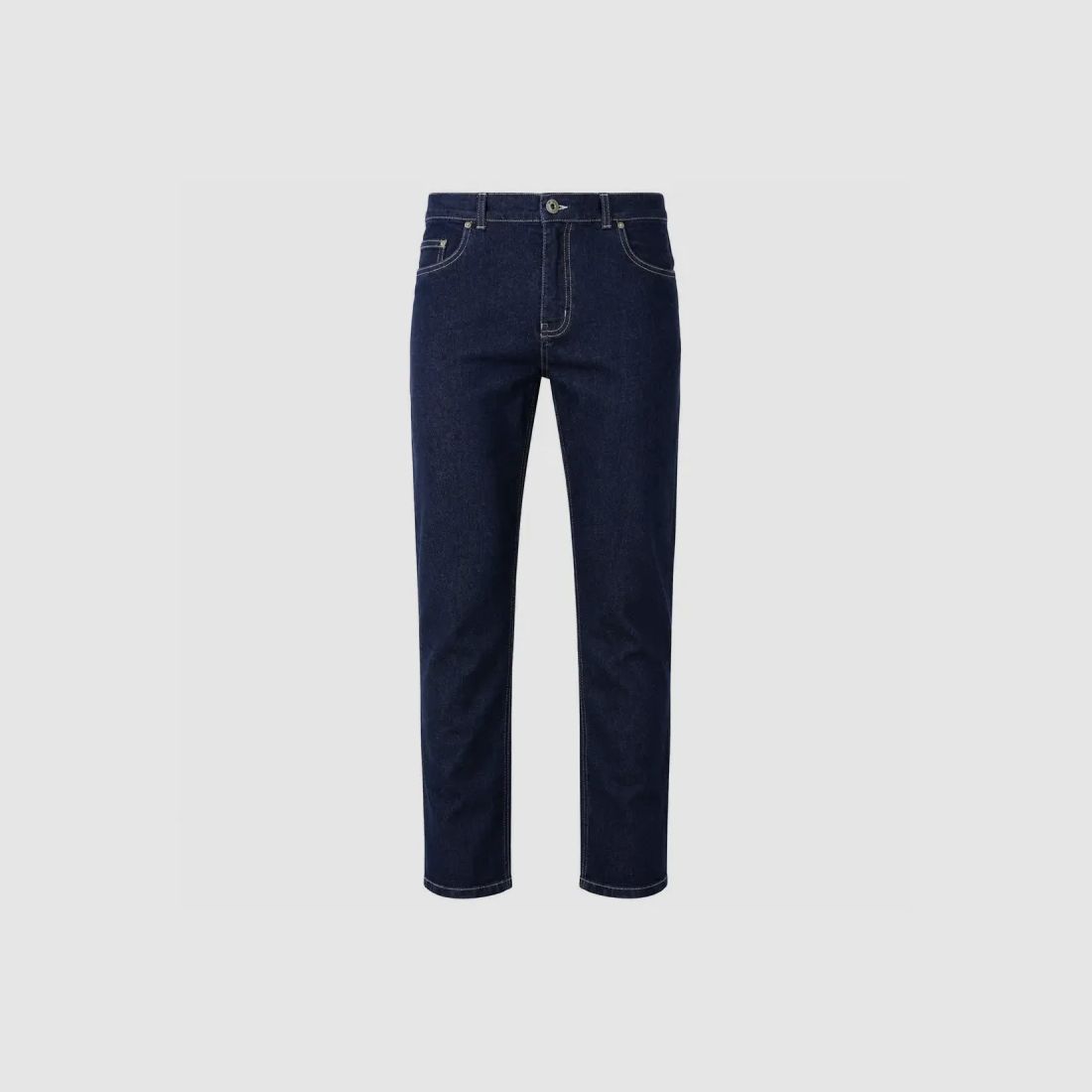 Jeans Gerade Schnitt Dunkelblau Dehnbar von 40 bis 54, Bild 4 von 10