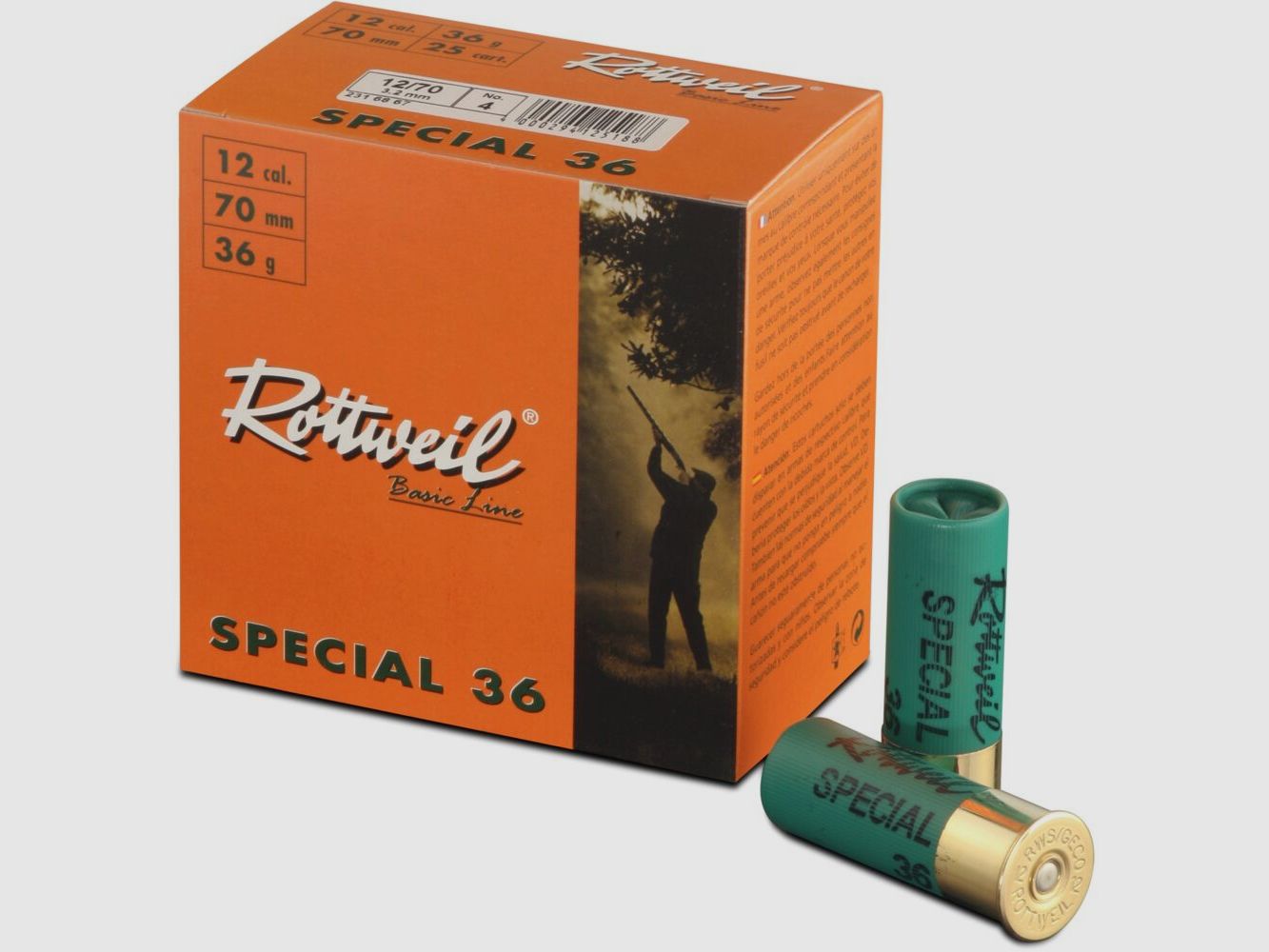 Rottweil 36g Special 4,0mm 25STK