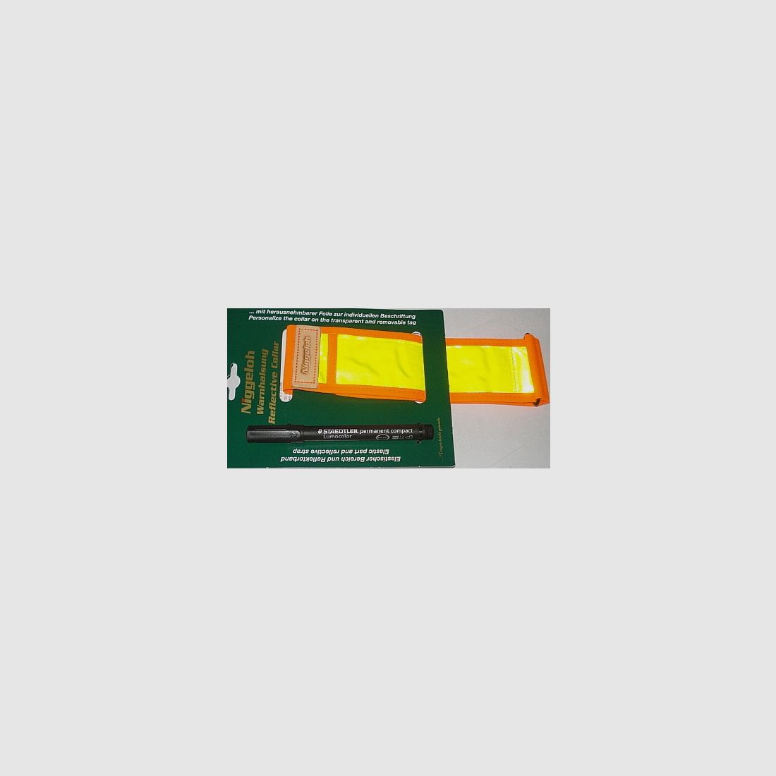 Warnhalsung Gr. S/M - 38-58cm Orange/Signalgelb