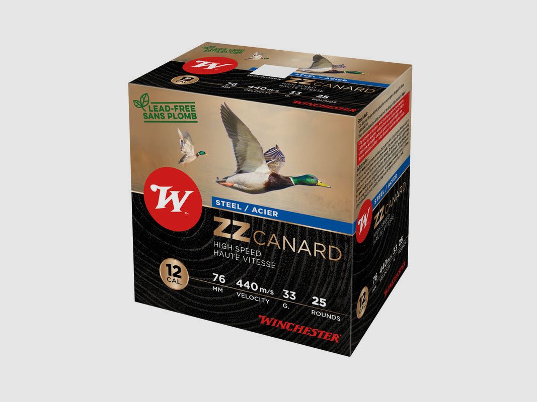Winchester ZZ Canard Steel - Size 3 - 25 pcs