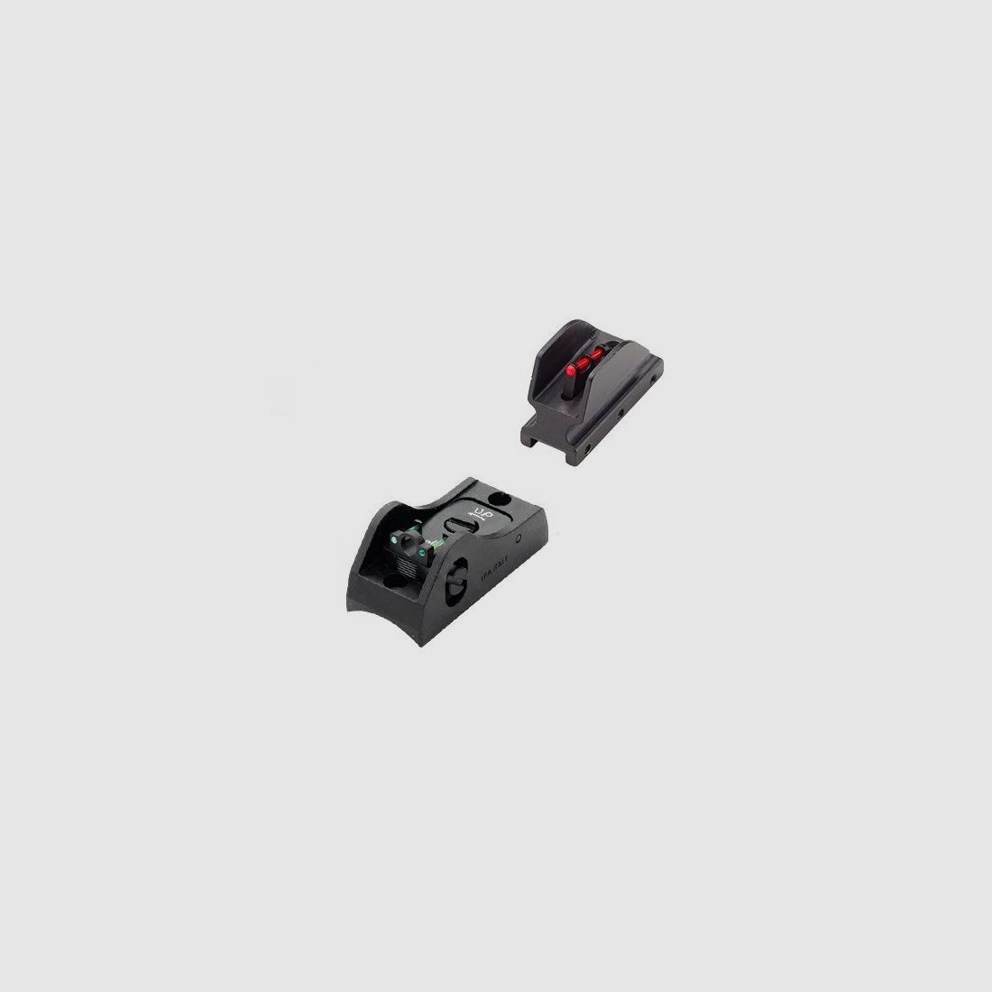 T-Visierset Rib Ghostring 3-Dot Fiber
