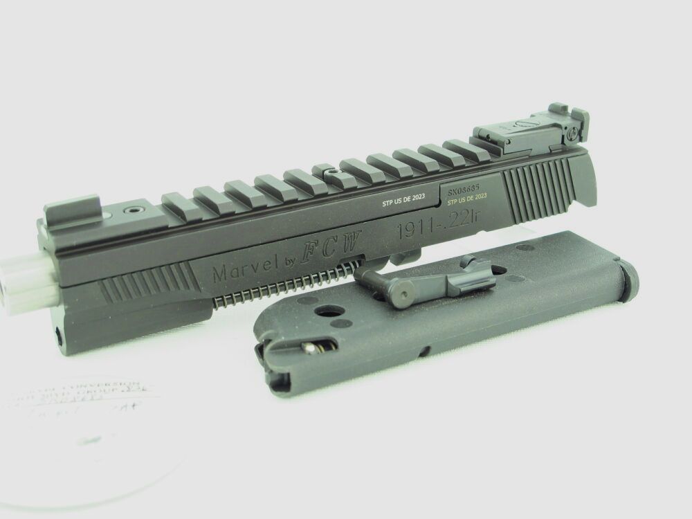 Marvel Wechselsystem 1911 .22 lfB. 5,5" passend für Les Baer, STI, SVI, STP, Kimber, Springfield, Hugo usw...