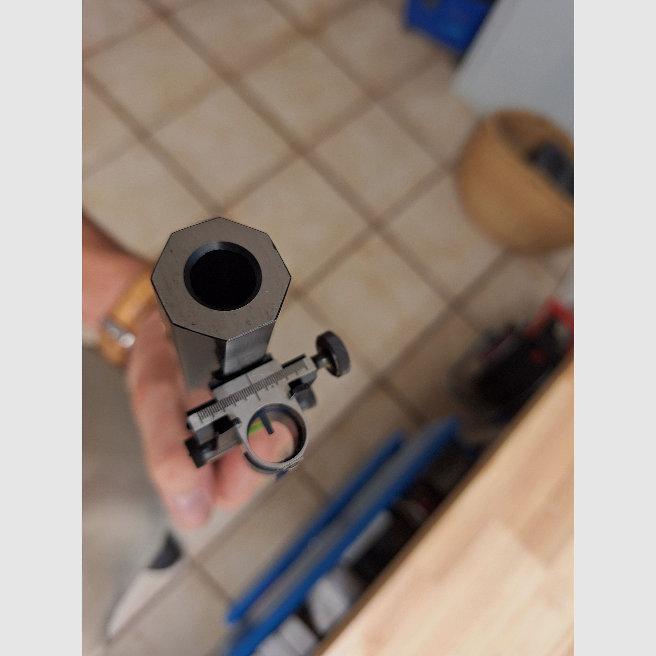 Sharps-geweer .45-120 Sharps met spindeldiopter