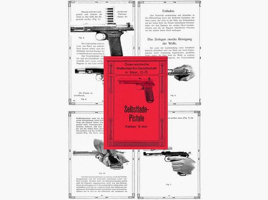 Nachdruck Bedienungsanleitung Pistole Steyr M1912 Österreich