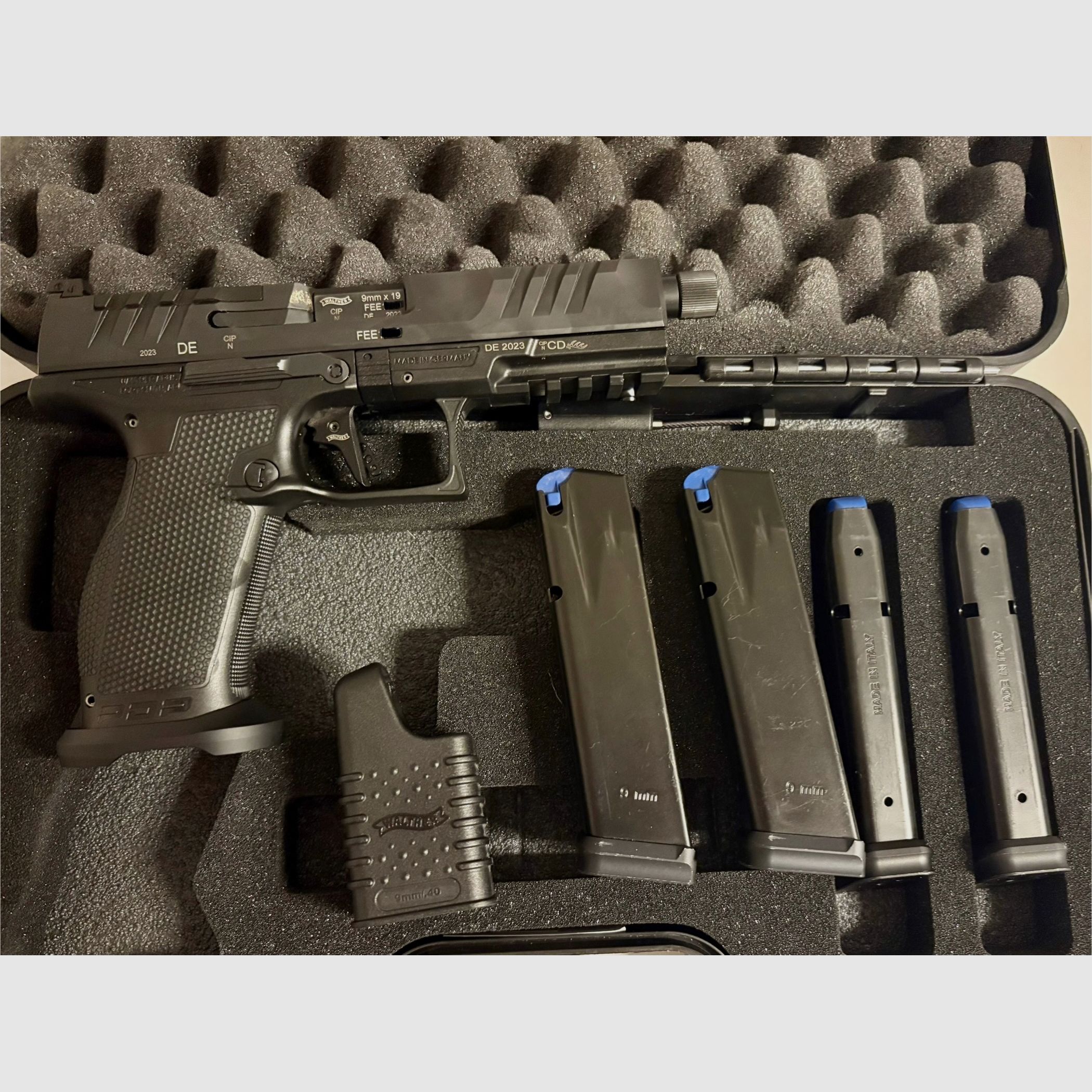Walther PDP Pro (2023) – 5,1 Zoll – Laufgewinde – Optic Ready – kaum geschossen