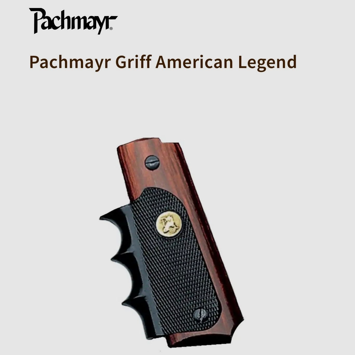 1911 Peters Stahl .45 ACP, 10mm i 9mm Luger Pachmeyr chwyt