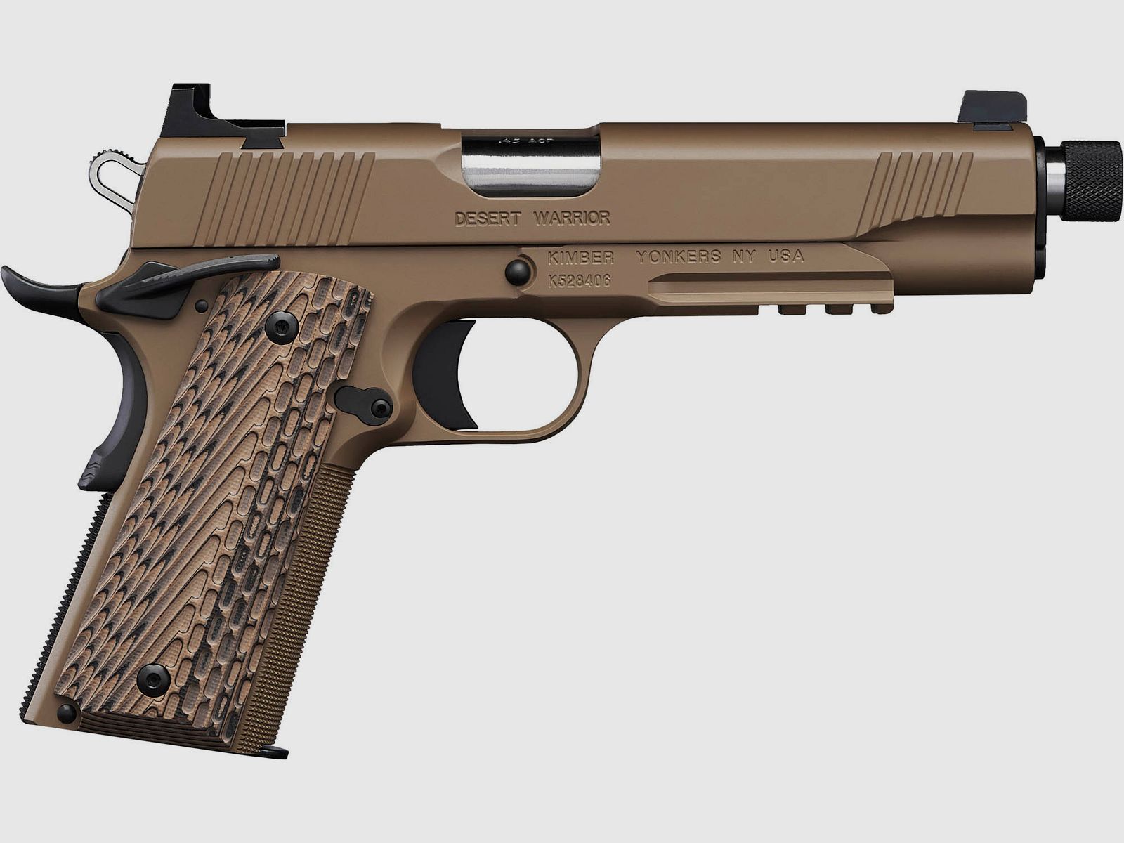 Pistolet Semi Automatique Kimber 1911 Desert Warrior TFS .45 ACP, image 2 sur 2