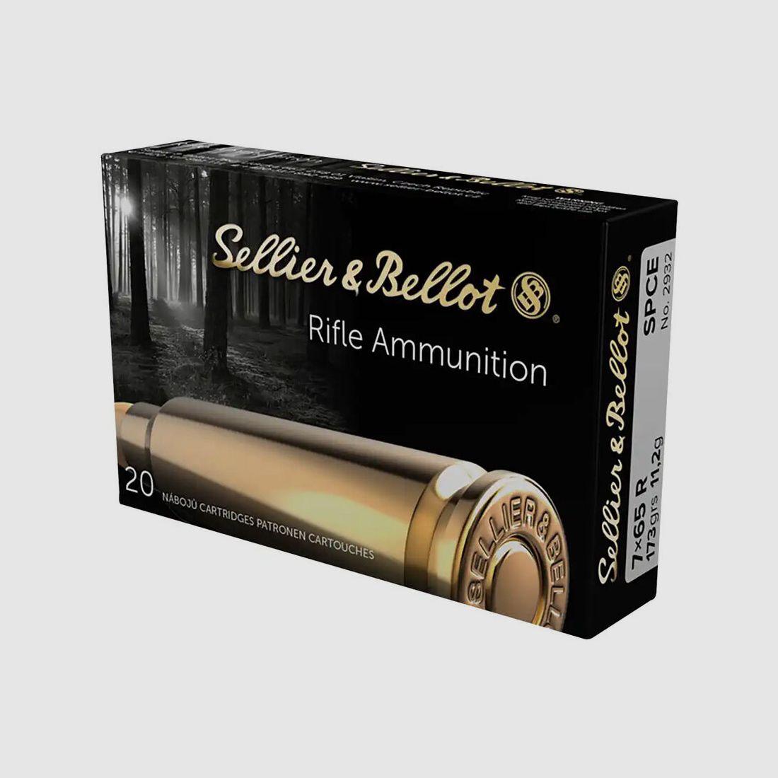 Sellier & Bellot TM 173grs. SPCE 20 rounds 7x65R