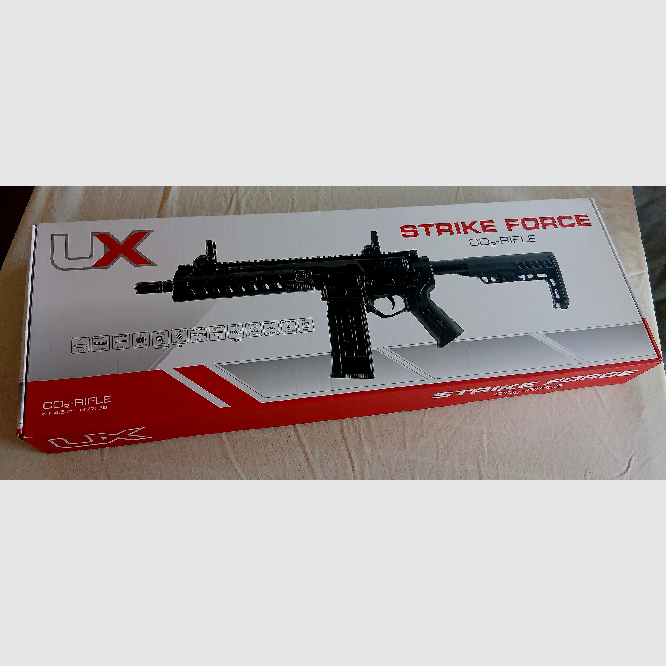 TOP ANGEBOT...Strike Force Umarex 4,5 BB Blowback Co2 OVP +Zubehör+Gewehrtasche inkl. Versand