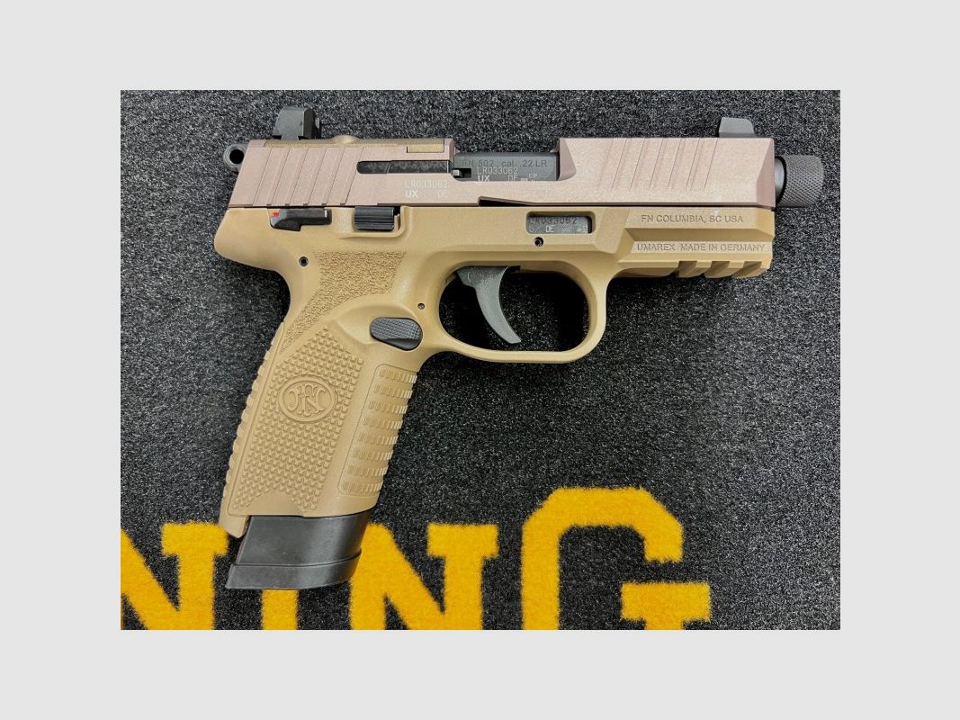 FNH USA 502 T TAN mit Gewinde 22 lr, Bild 2 von 4