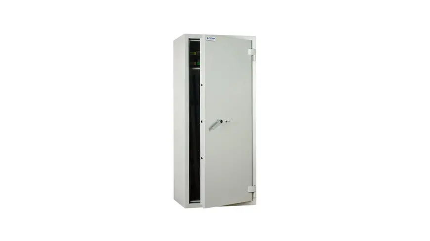 Armadura de armas HARTMANN TRESORE Joachim 300 - Cerradura electrónica E 70201 - 10 Soportes para armas largas EN1143-1 Nueva caja fuerte para armas
