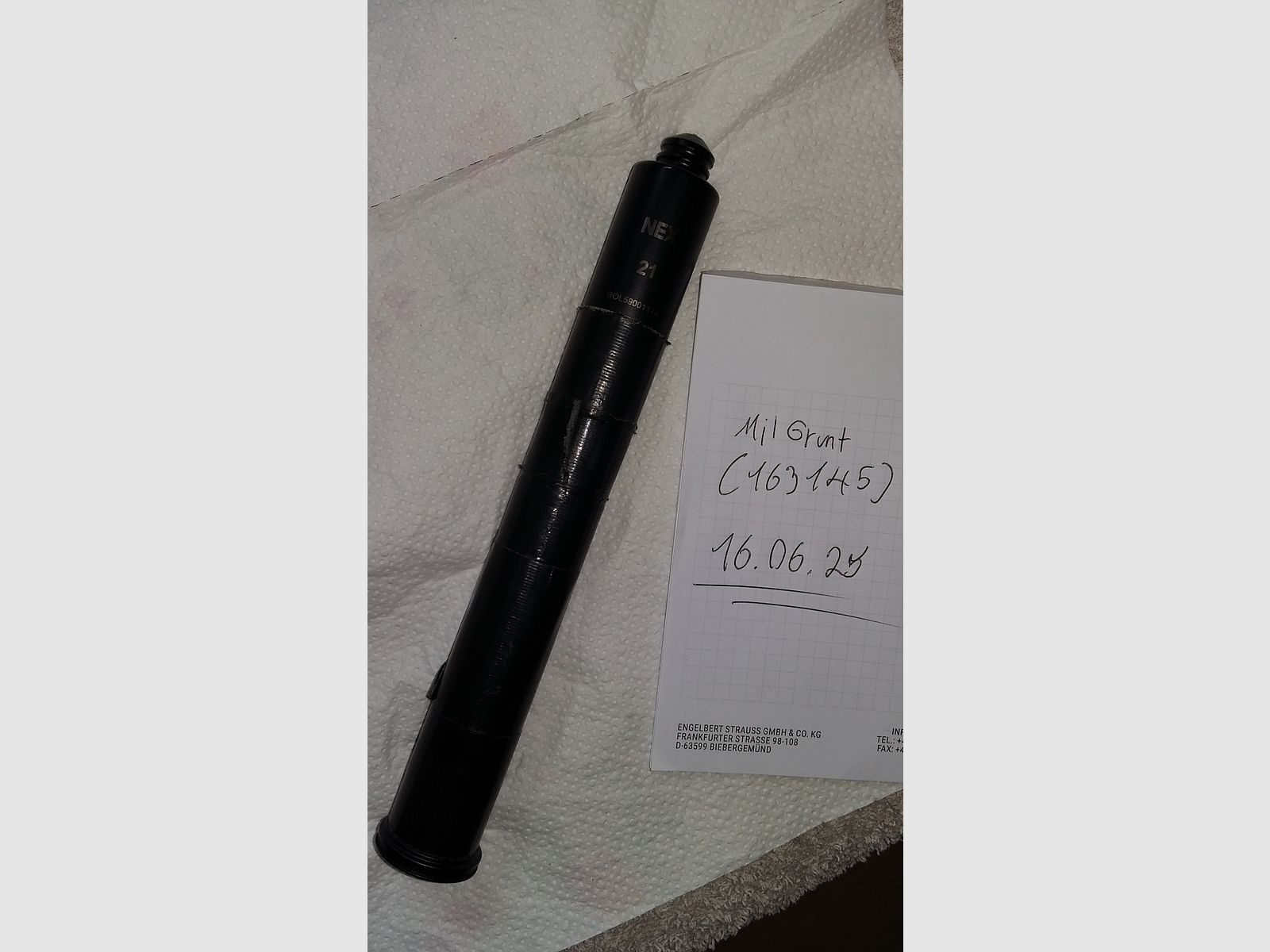 NEX N21C Ausziehbarer Einsatzstock Quick mit NEXLOCK, STAHL, - 532g, 21" - 503 mm