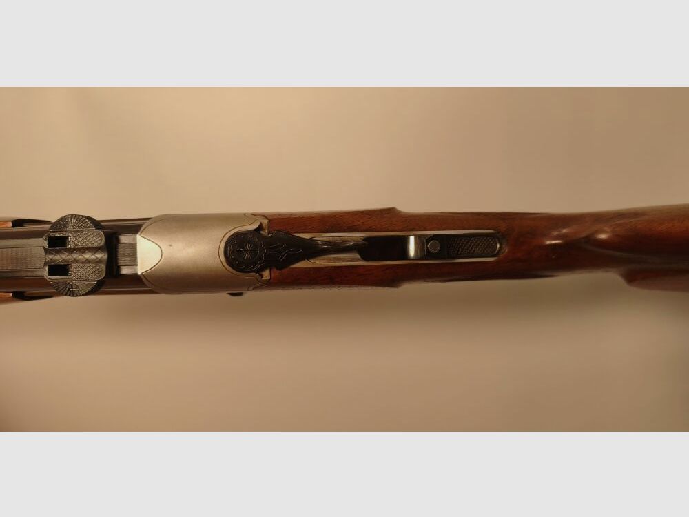 Heym 22S BBF Bockbüchsflinte .222RemMag 16/70 mit Swarovski 8x56 Zielfernro .222RemMag;16/70