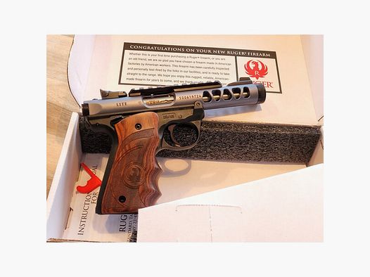 RUGER Mark IV 22/45 Lite Diamond Gray 4,4" KK Pistole, Kleinkaliber