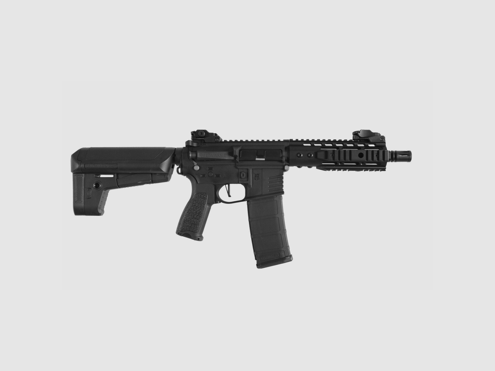 AR15 KeyMod 8 Zoll Rail BRAVO Delta Armory Schwarz S-AEG Airsoft Gewehr Frei ab 18 Jahren