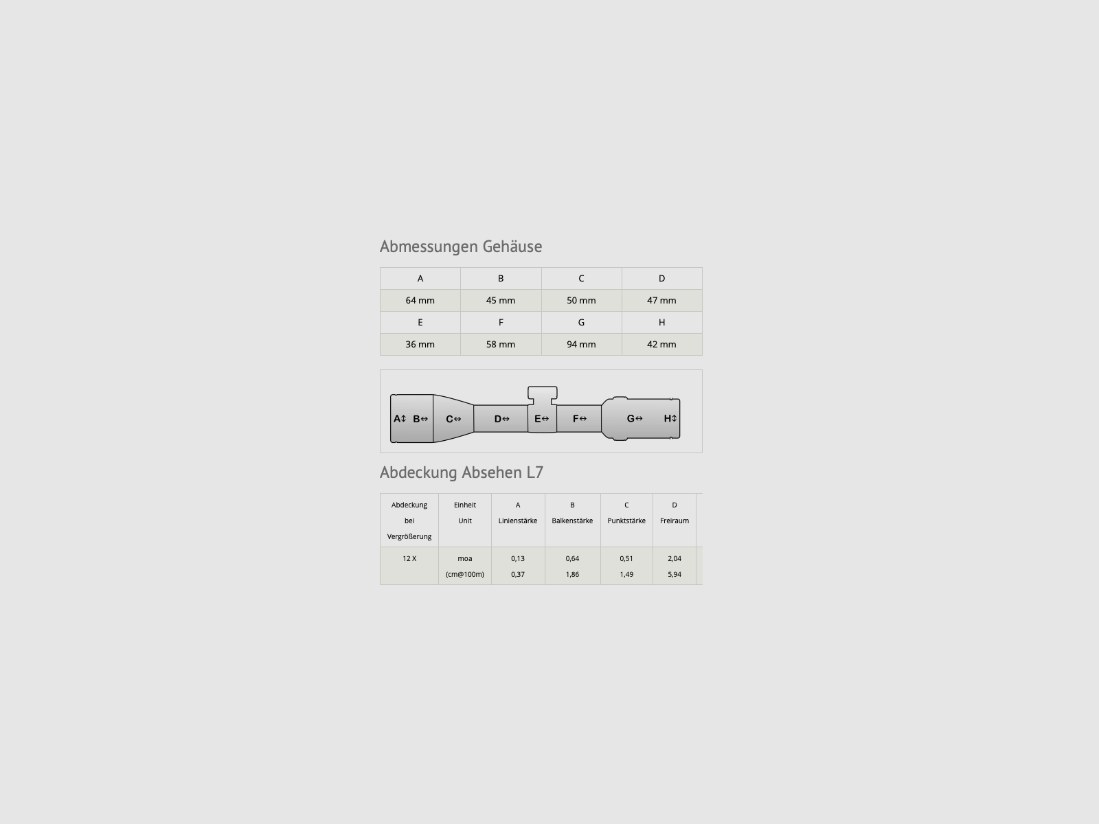 BAUER Zielfernrohr 3-12x56 L7