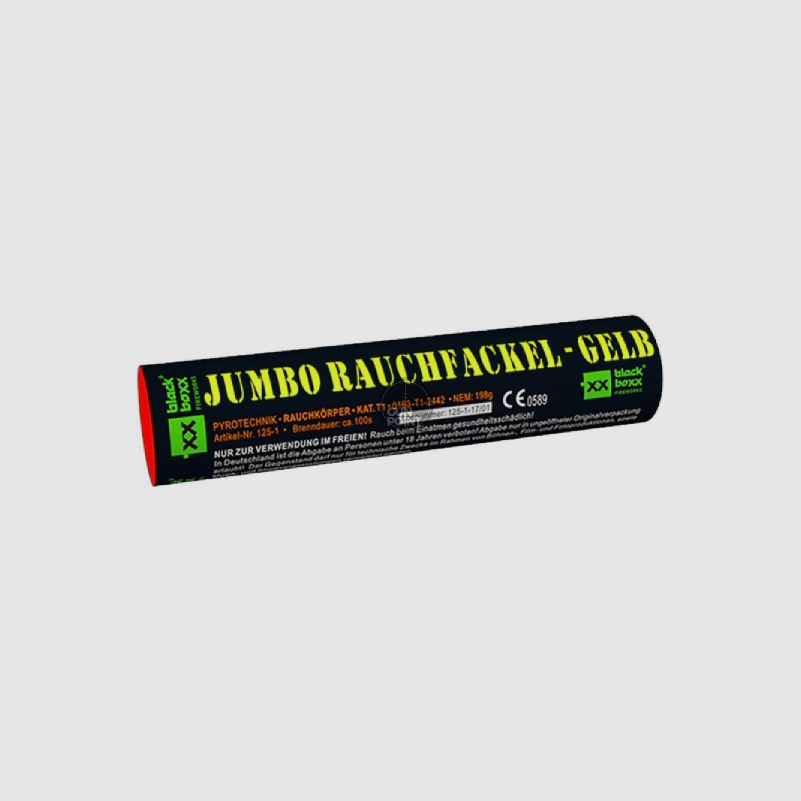 Blackboxx Jumbo Rauchfackel 100 Sek. - Gelb