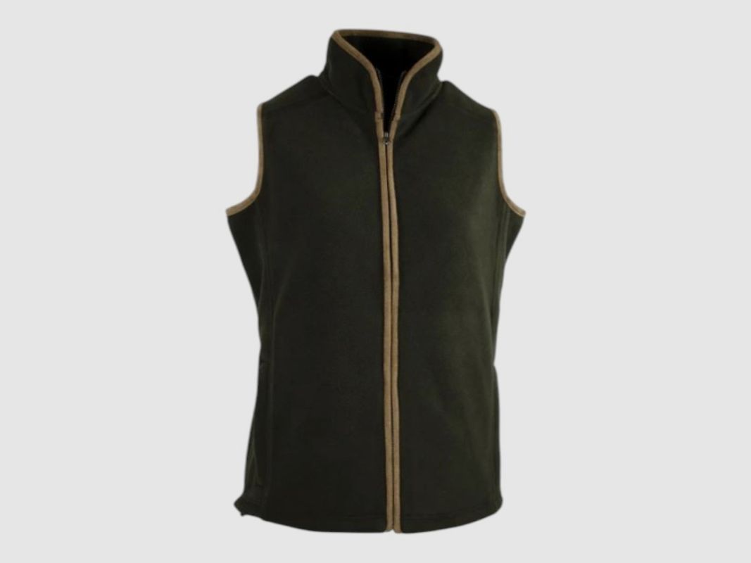 Oxford Blue Fleece Vest Ladies Khaki, image 3 of 3