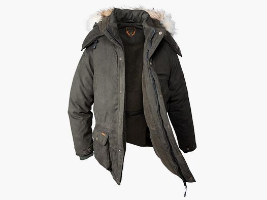 Hubertus Ansitzjacke ICELAND Oliv/braun