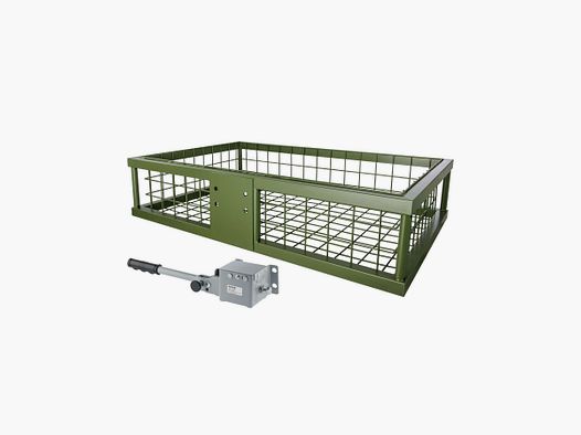 Hecktrger 890x585x200 mm beschichtet mit Schnellkupplung