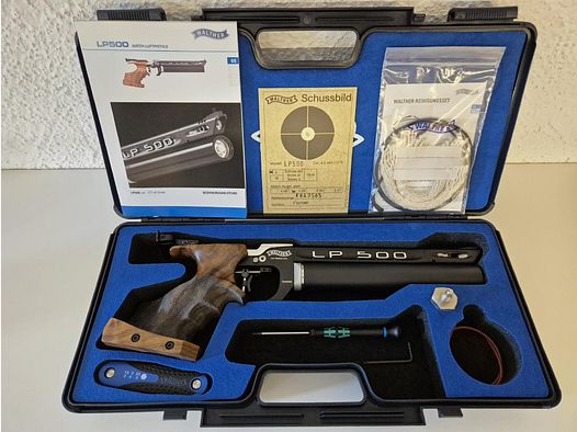 Luftpistole Walther LP500 Expert, M-Abzug, Griff L Rechts