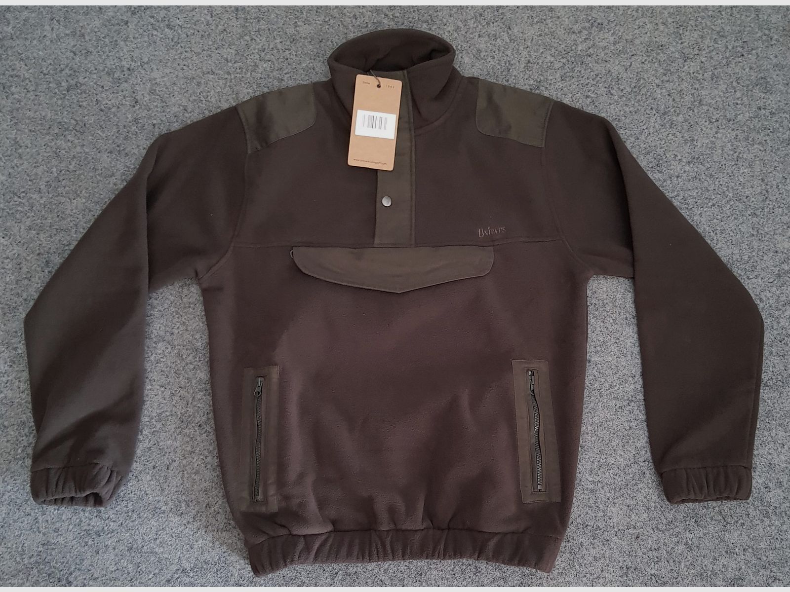 UNIVERS fleece met grote voorzak