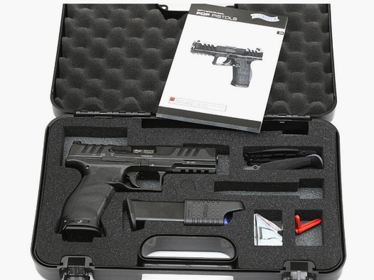 Walther PDP Full Size 4.5 UNBENUTZT im Koffer + 1.000 Schuss Sellier Bellot