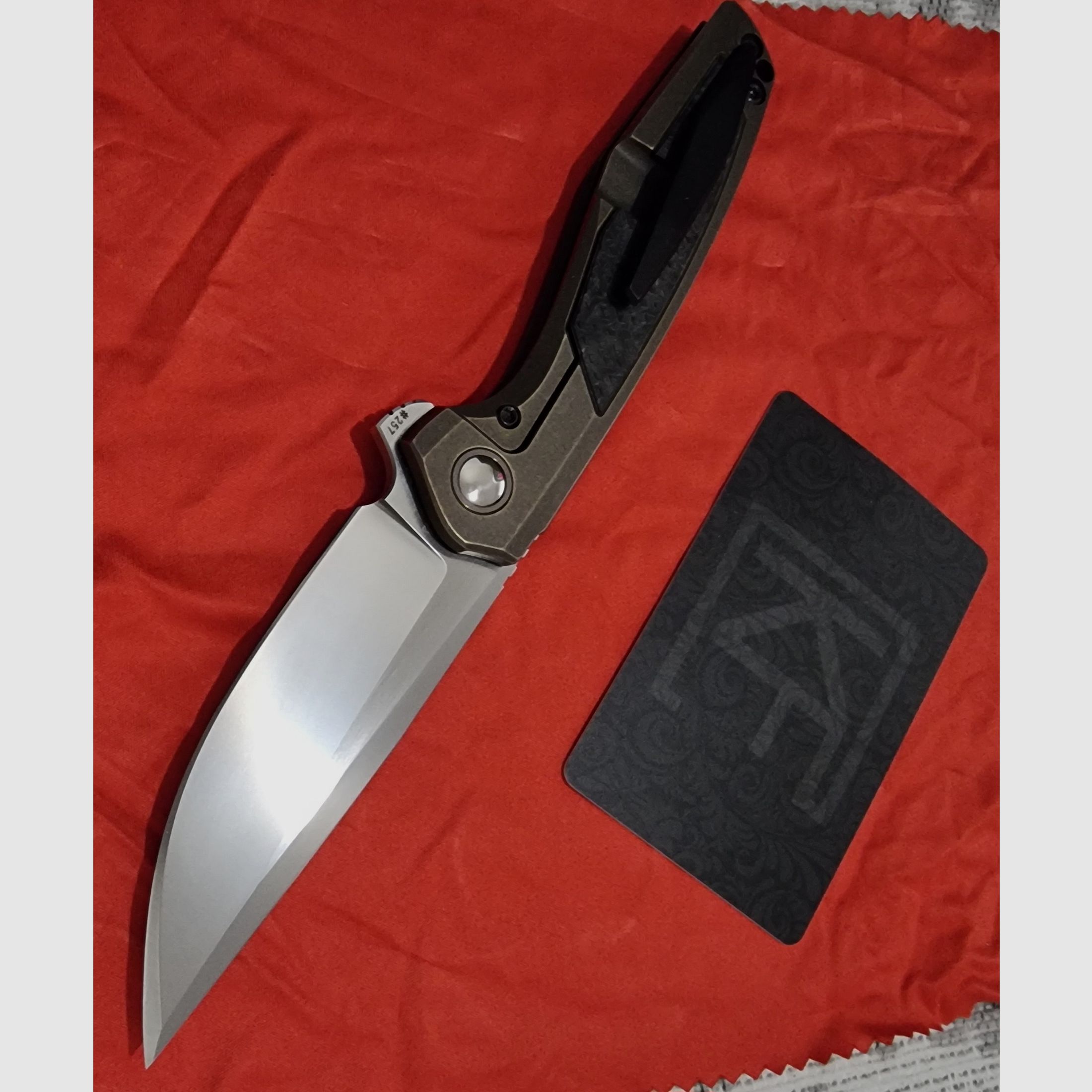 CKF Switch #257 – Tuff Knives – Limitiert 333 – M390 – Voll Titan – neu