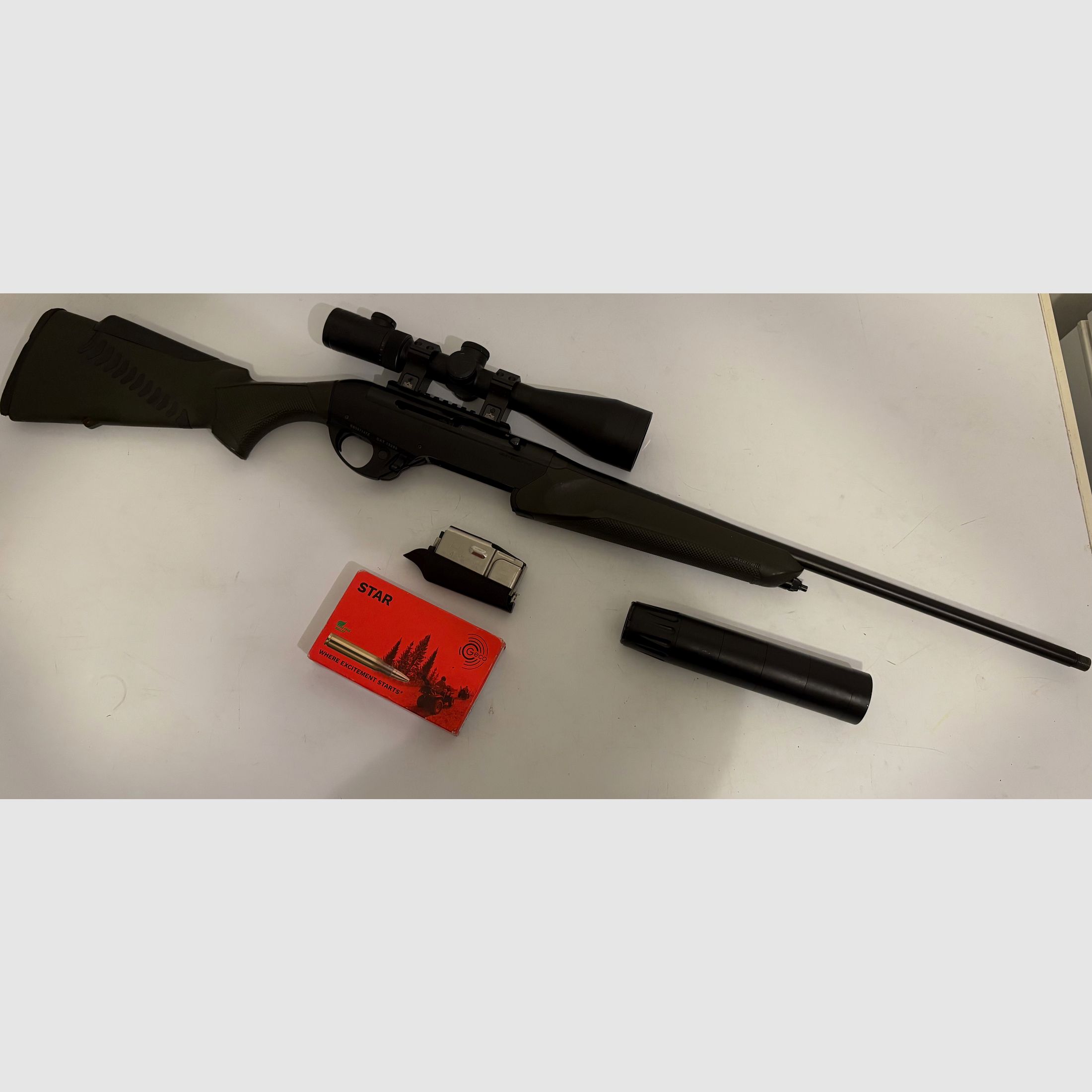 Selbstladebüchse Benelli Argo E Compact in .30-06 + Schalldämpfer A-Tech H2