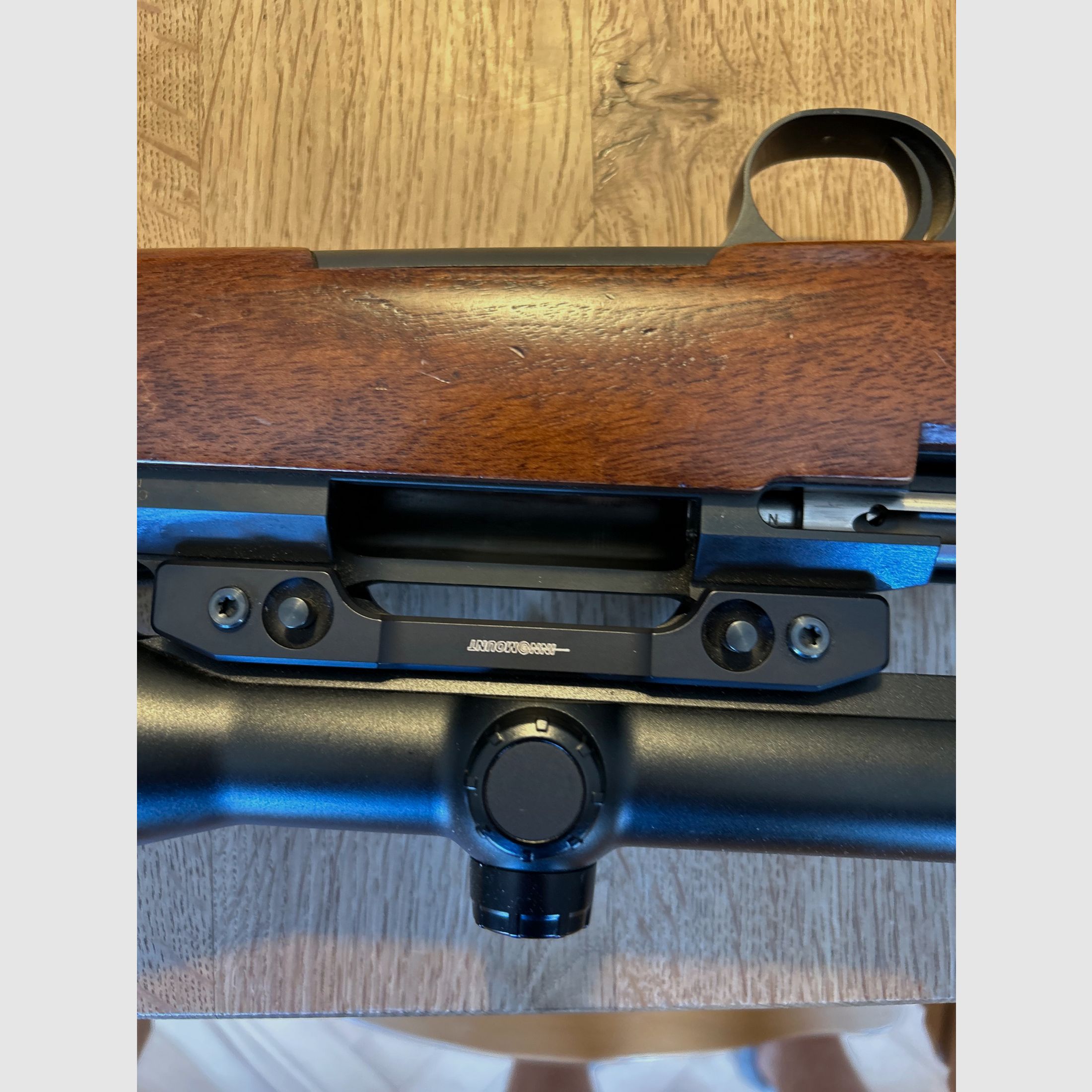 Steel action HS 52cm barrel, Cal.308 win with Zeiss victory Ht 3-12x56 scope, image 4 of 9