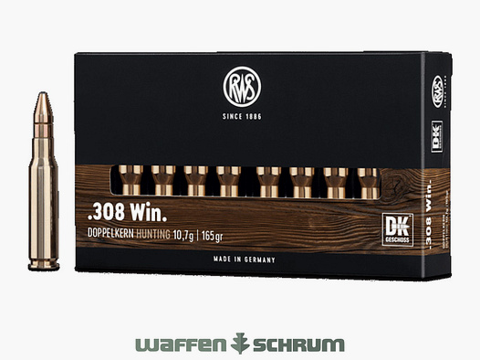 RWS Doppelkern 10,7g - 165gr .308Win