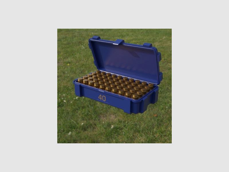 Filamelt ammunition box / .40 S&W / 'flip lid' / cartridge box, ammo box