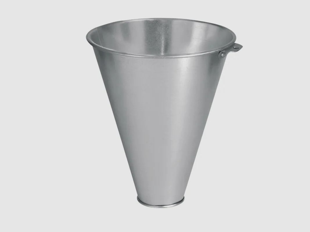 Galvanized metal bleed-out for poultry Diameter 28.7 cm Height 34 cm, image 1 of 5