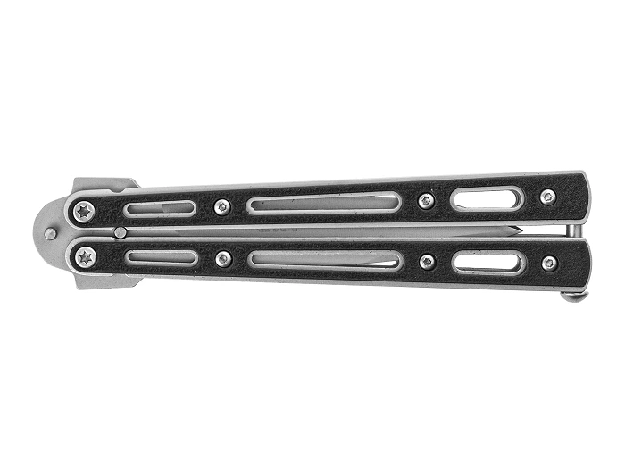 Joker JKR200 butterfly knife silver-black (JKR200), image 9 of 14