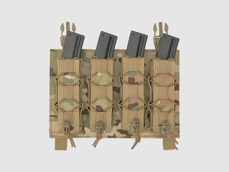 BUCKLE UP Speed Quad MP5/SMG/UTR45 Magazine Pouch - Multicamo [8FIELDS]