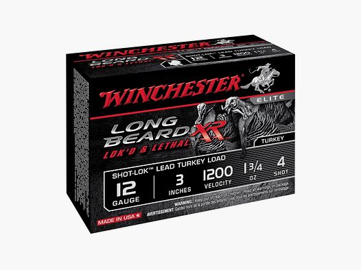 Winchester Long Beard 49 g Kal. 12/76 Hagelpatroon - 10 stuks.