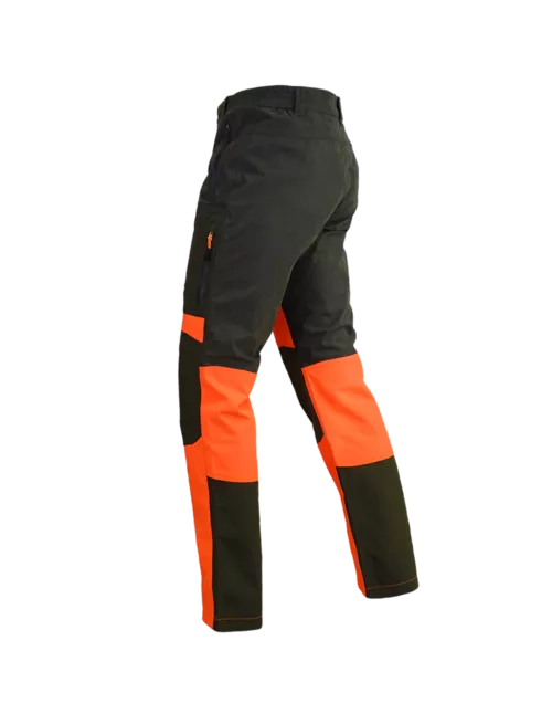 Pantalon impermeable avec protection bendis orange benisport, image 2 sur 2