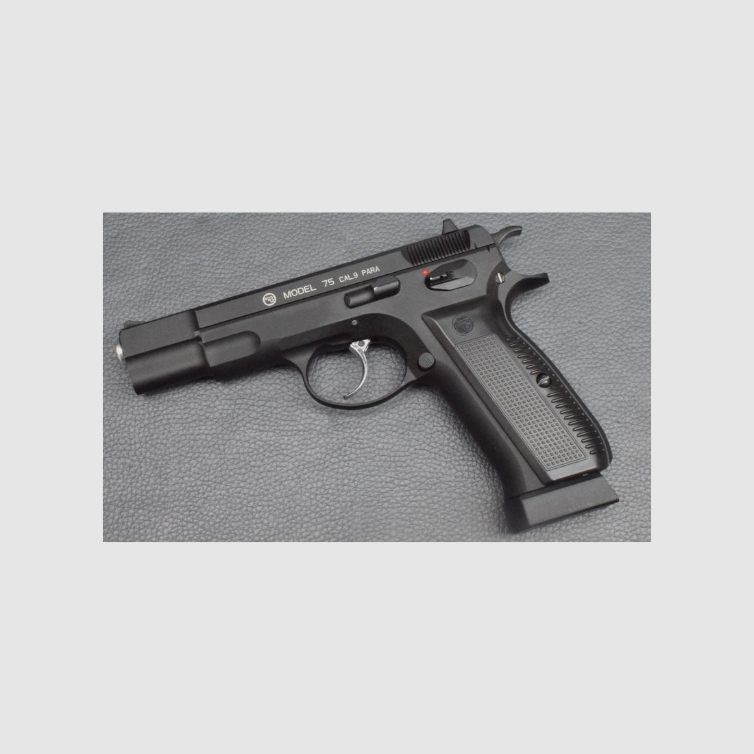 ASG CZ75 Ceska Zbrojovka CO2 Luftpistole 4,5mm BB Vollmetall schwarz, gebraucht, sehr gut