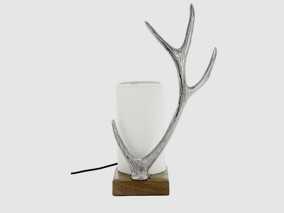 Gilde Alu Lampe Antler