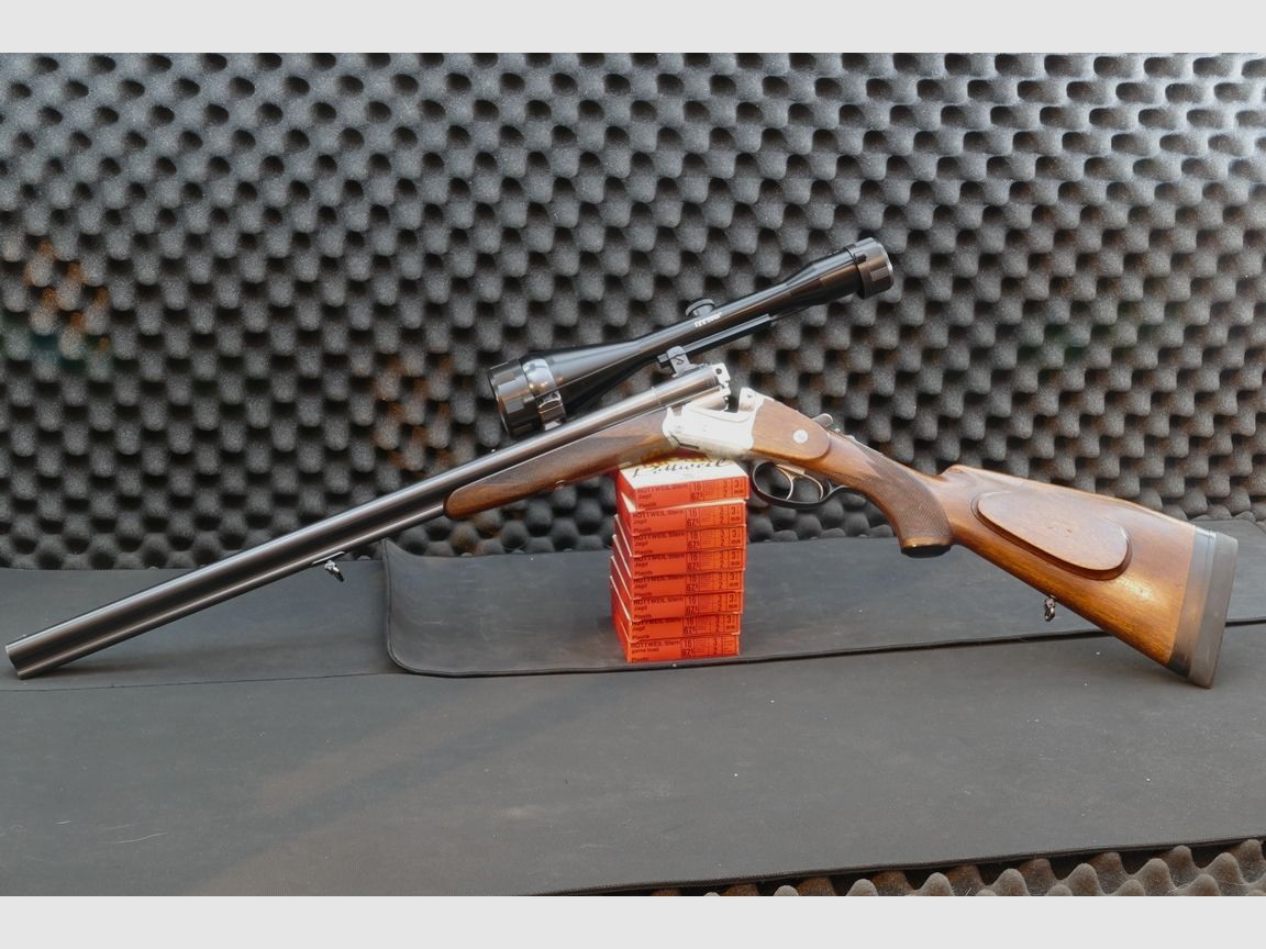 Krieghoff Super Dural Bohrung mit Keppeler Einstecklauf in .22Hornet VVV (7x57R, 16/70 und 16/70)