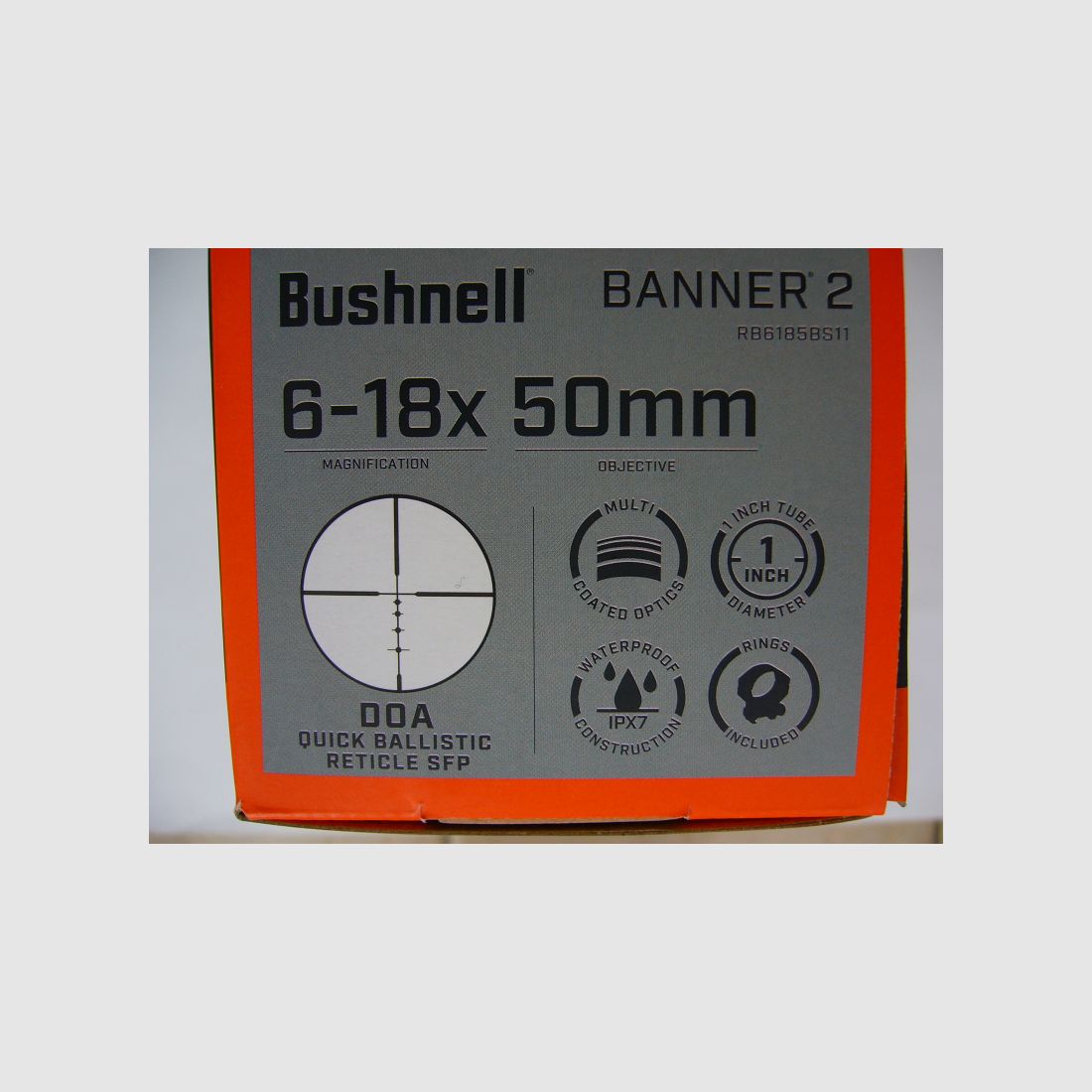 Bushnell Banner 2 Zielfernrohr 6-18x50 DOA QBR. Eine erstaunliche Leistung für kleines Geld.