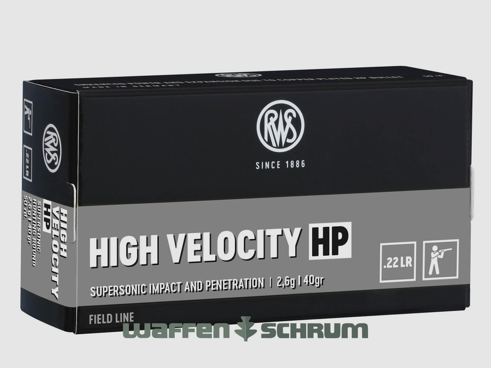 RWS .22lr High Velocity HP 2,6g - 40gr