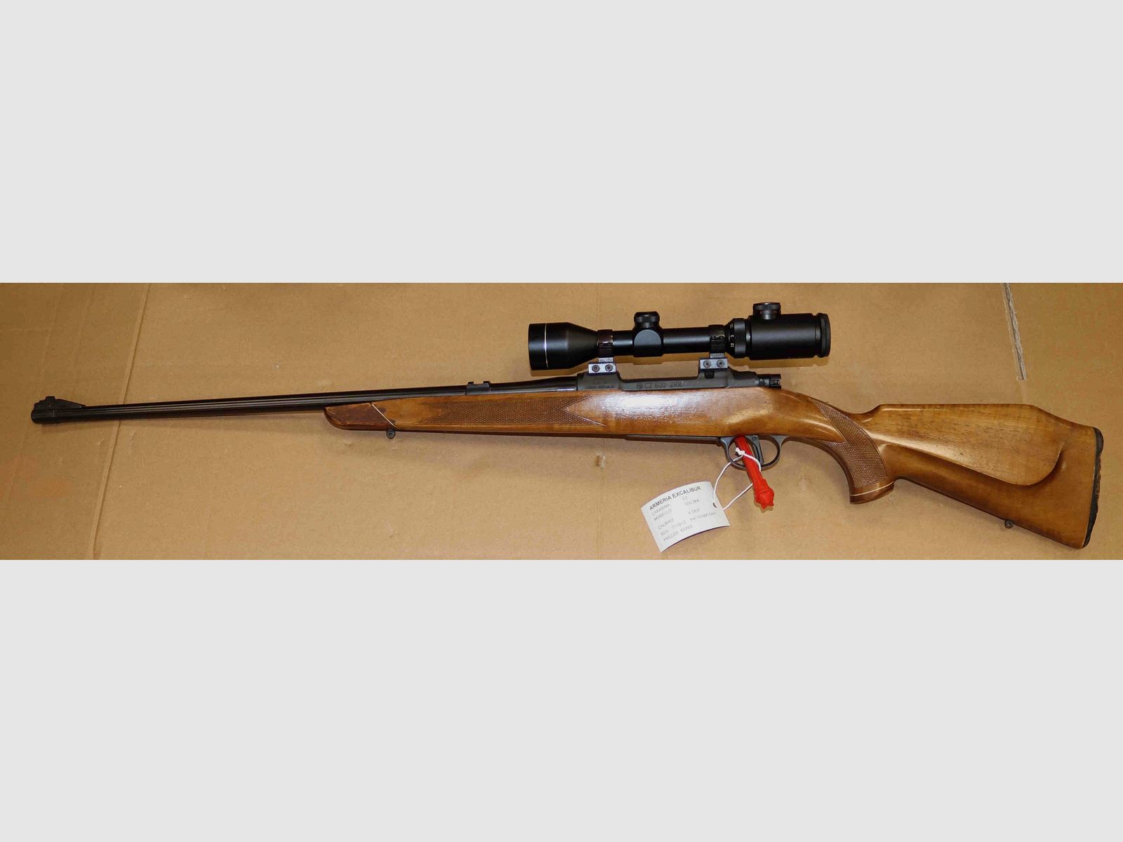 Rifle CZ Model 600 Caliber 6.5X55 Complete with Optic, image 1 of 11