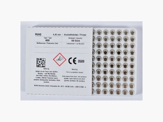 Zündhütchen Small Rifle RWS 4033 – Box mit 100