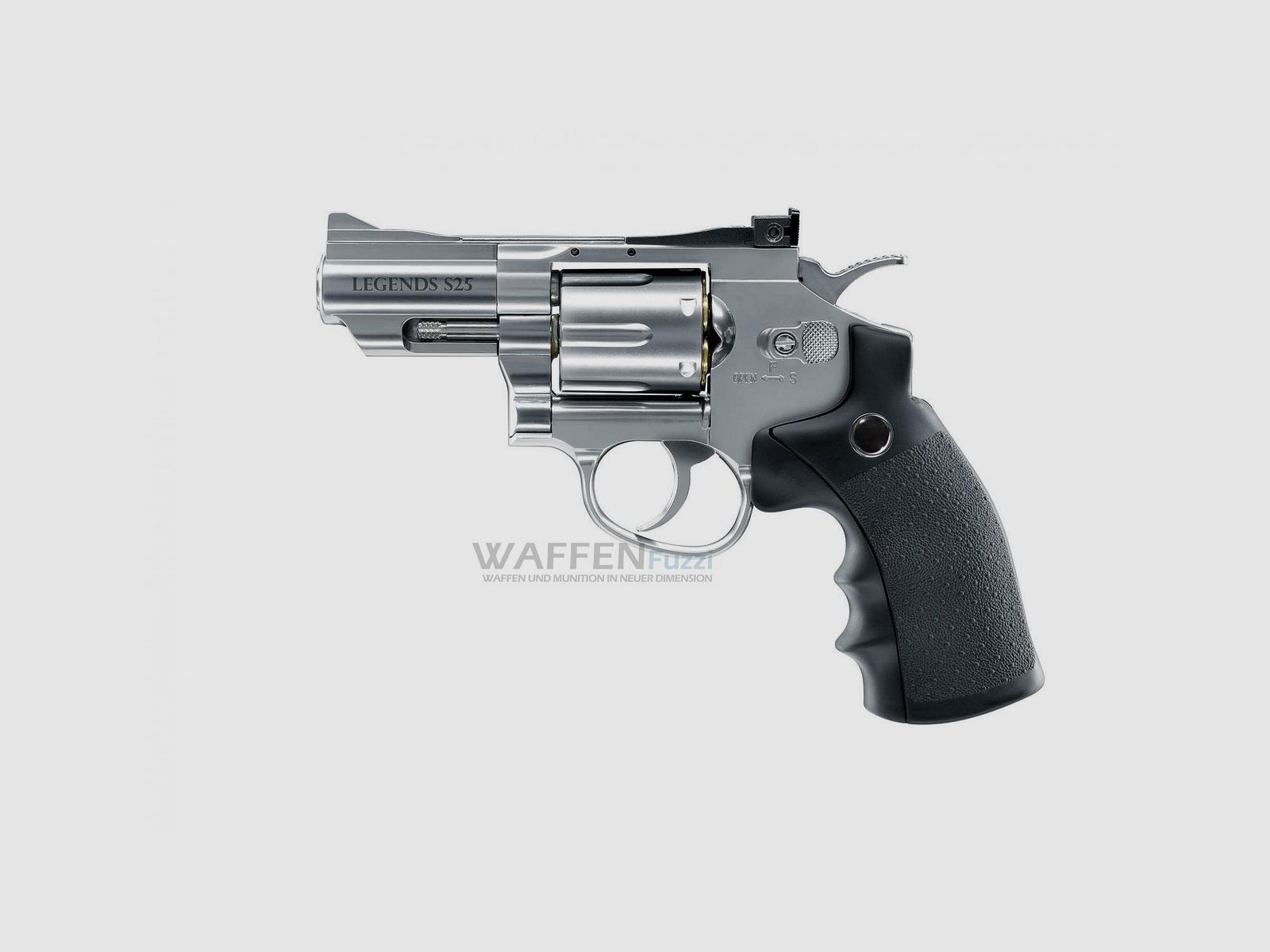 Revólver CO2 Legends S25 de 2,5 pulgadas calibre 4,5 mm diabolo